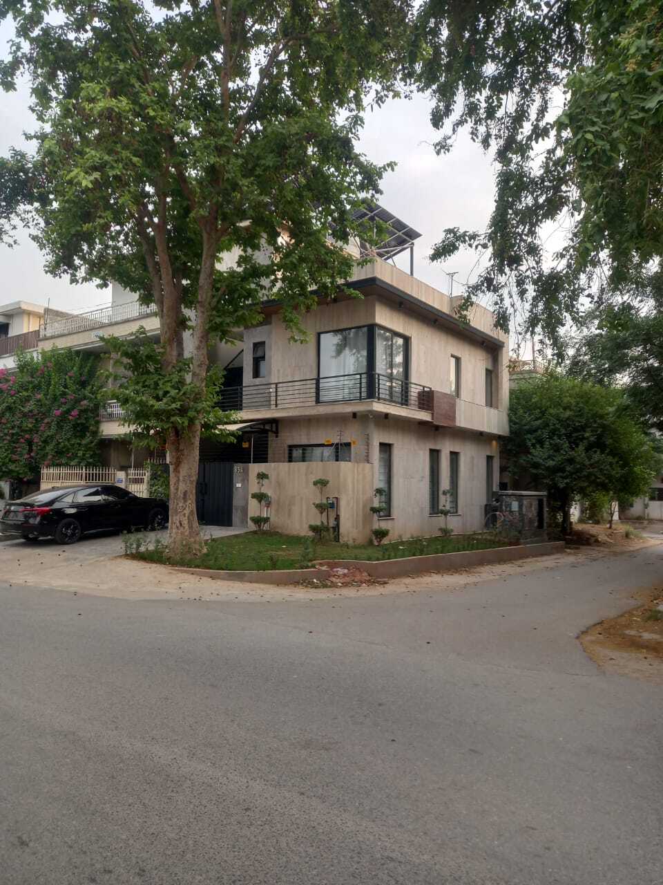 DHA Phase 1 corner elevation